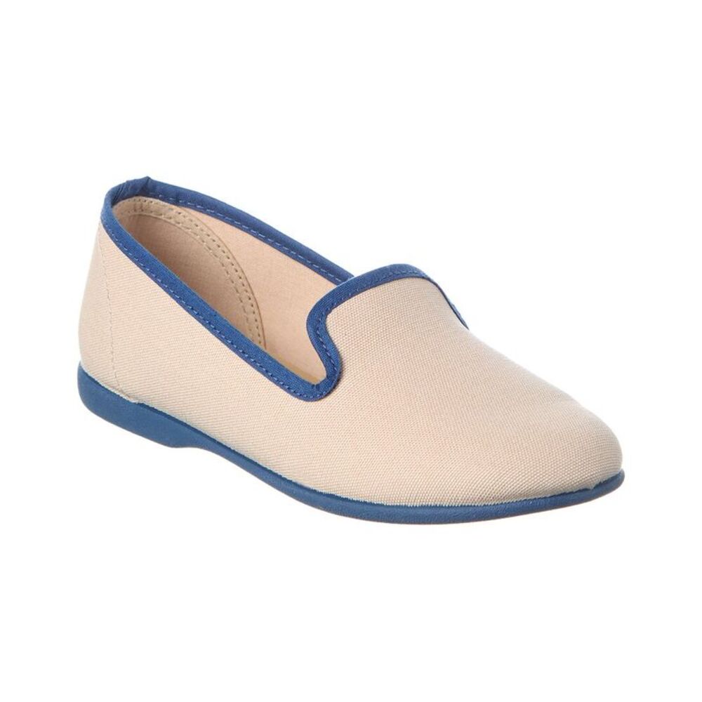 Pepa London Linen Slipper, White